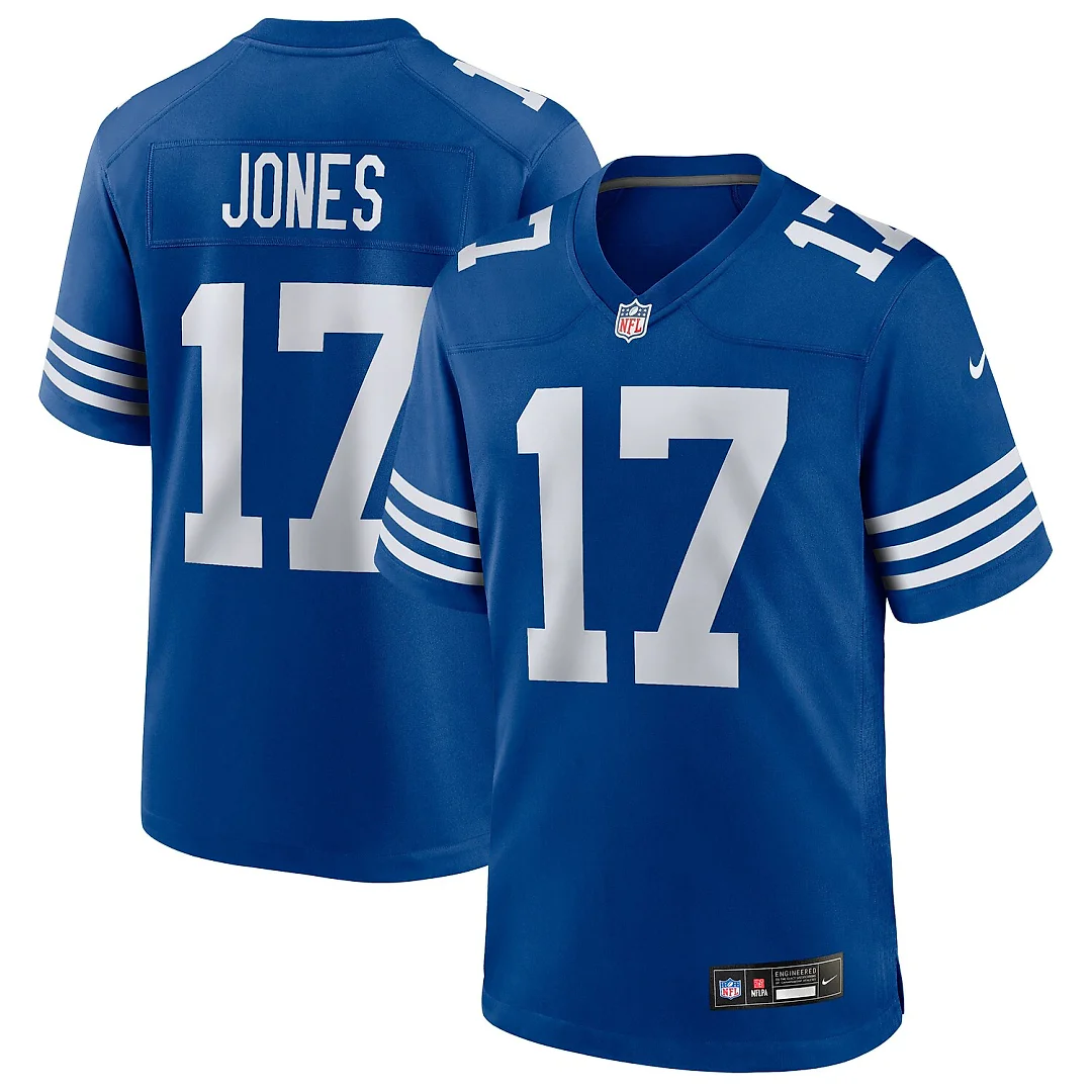 Zennovawear Daniel Jones Indianapolis Colts Alternate Game Jersey - Royal