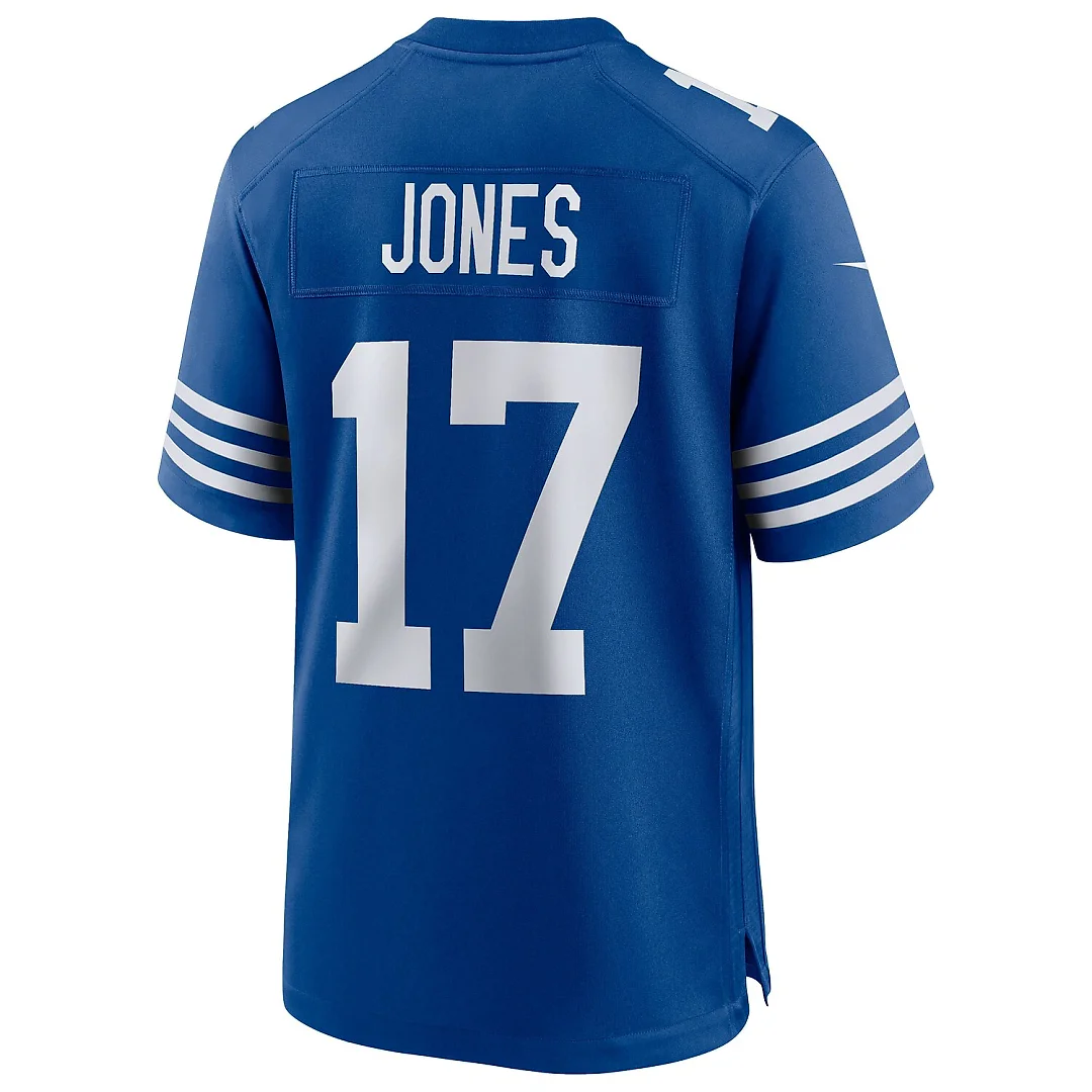 Zennovawear Daniel Jones Indianapolis Colts Alternate Game Jersey - Royal