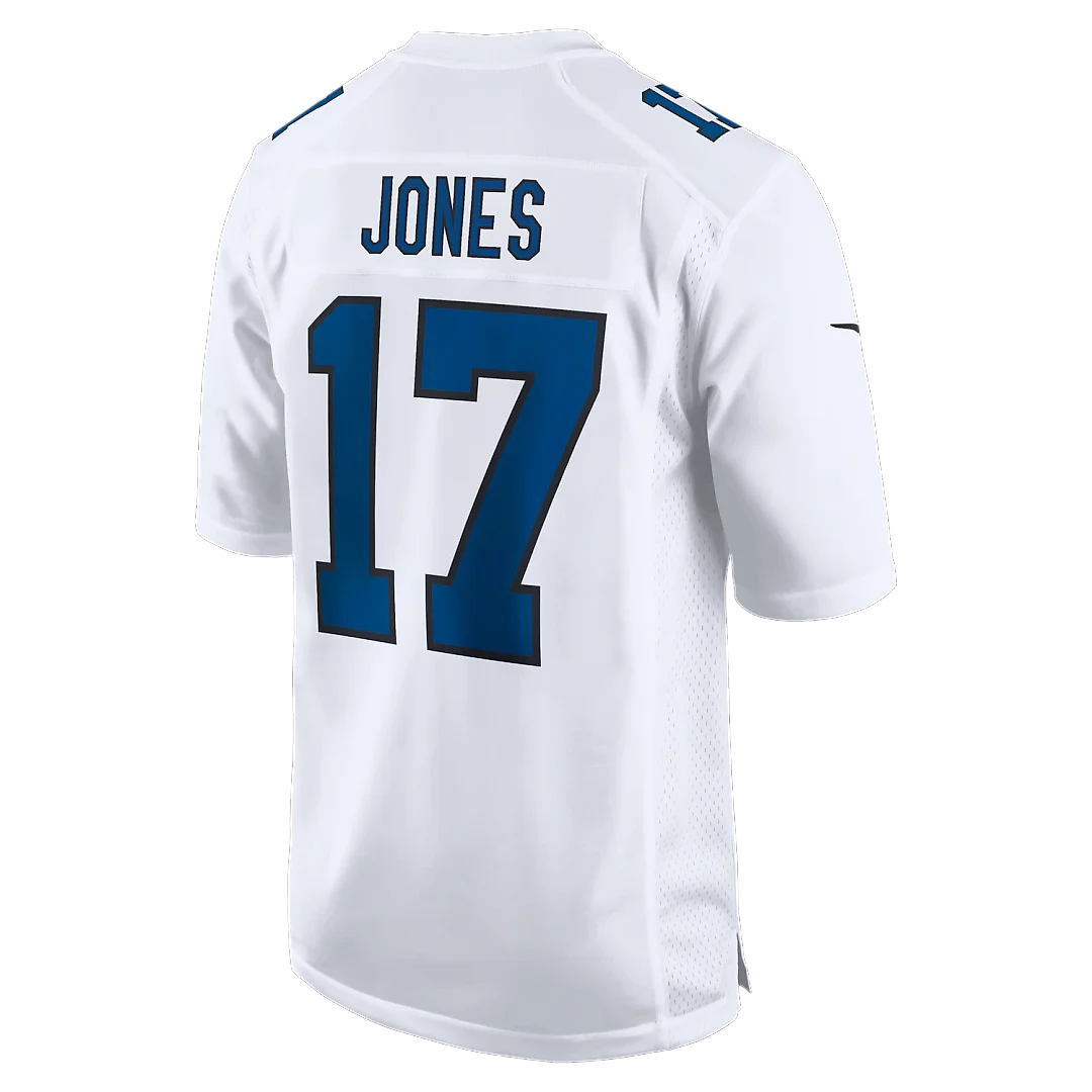 Zennovawear Daniel Jones Indianapolis Colts Fashion Game Jersey - Tundra White