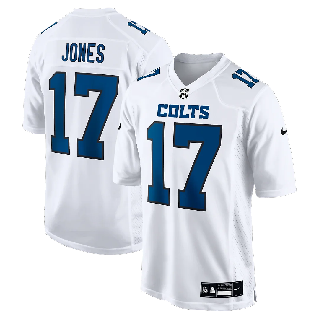 Zennovawear Daniel Jones Indianapolis Colts Fashion Game Jersey - Tundra White