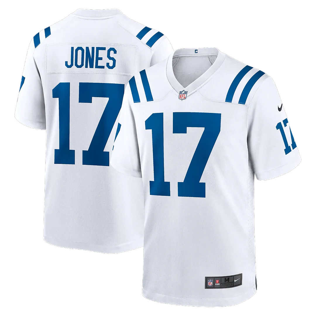 Zennovawear Daniel Jones Indianapolis Colts Game Jersey - White
