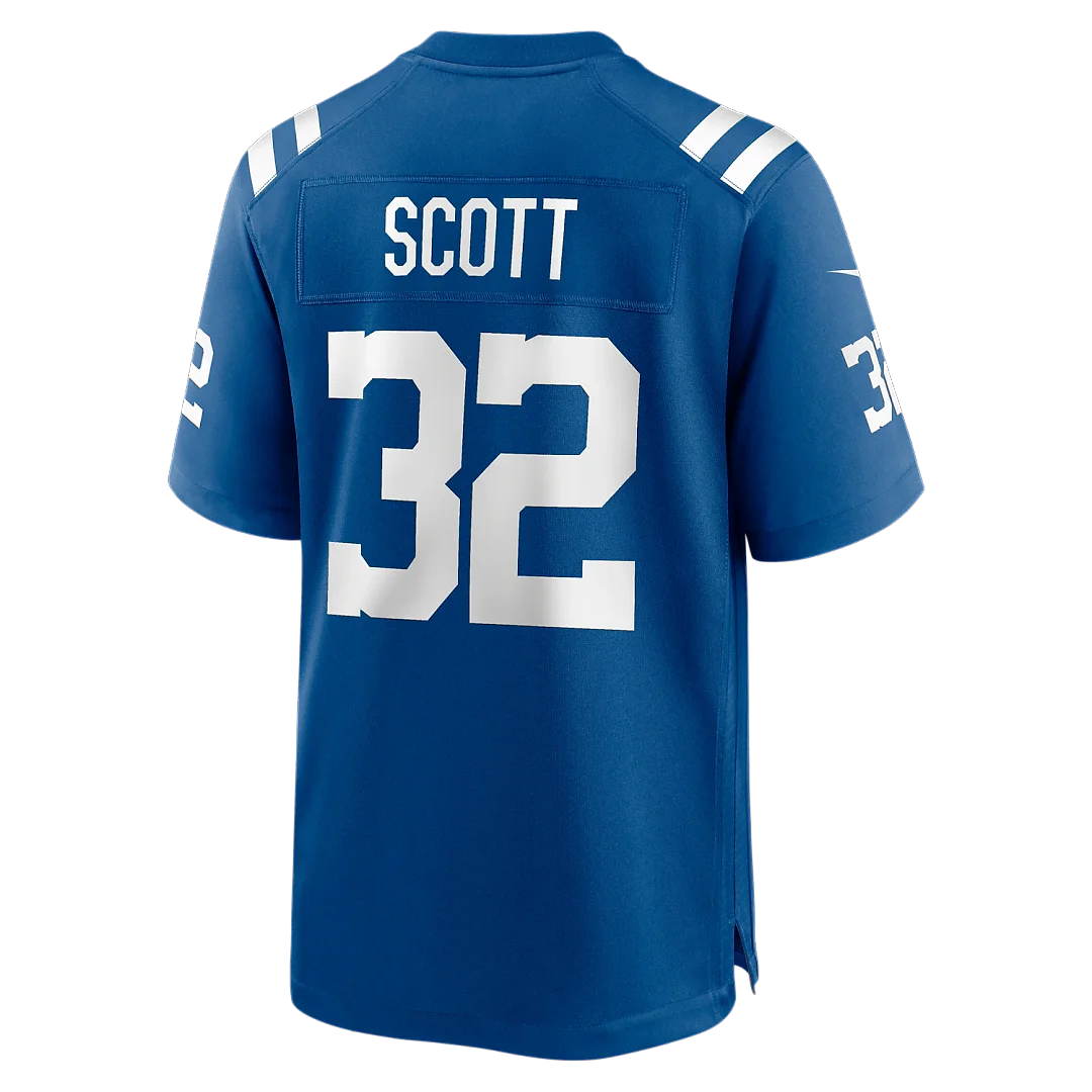 Zennovawear Daniel Scott Indianapolis Colts Team Game Jersey - Royal