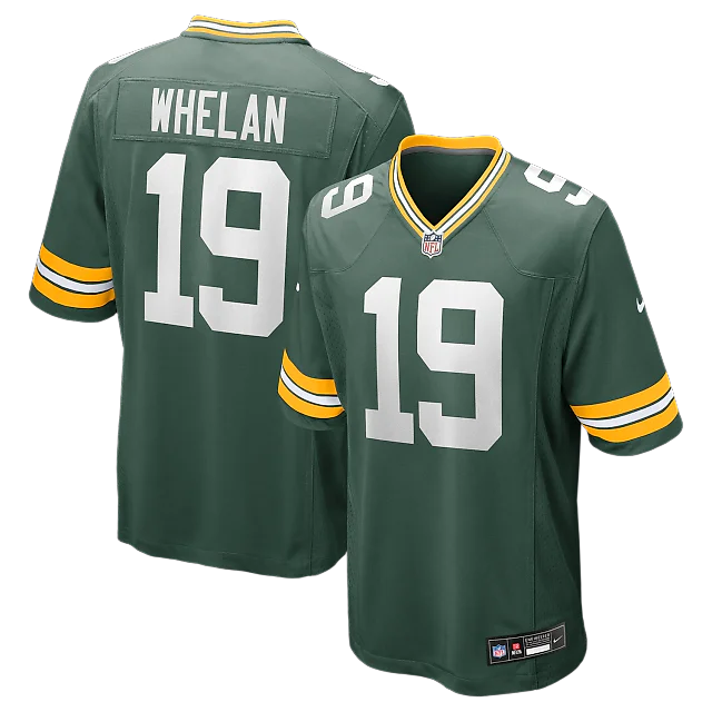 Zennovawear Daniel Whelan Green Bay Packers Game Jersey - Green