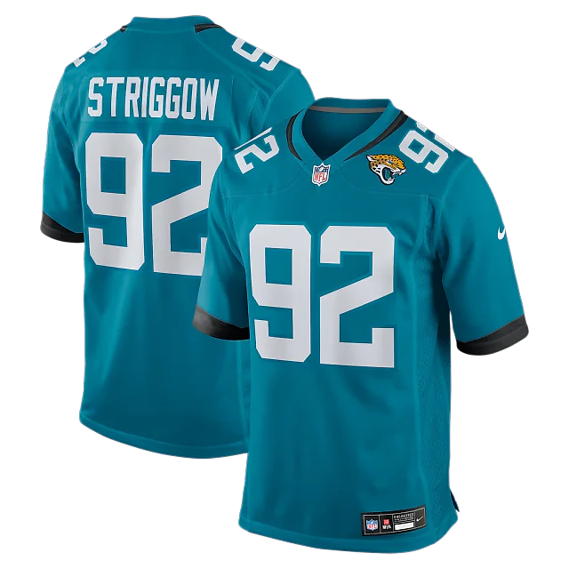Zennovawear Danny Striggow Jacksonville Jaguars Team Game Jersey - Teal