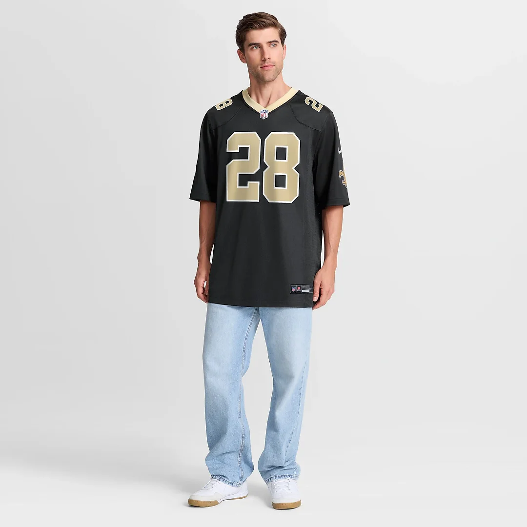 Zennovawear Danny Stutsman New Orleans Saints Team Game Jersey - Black