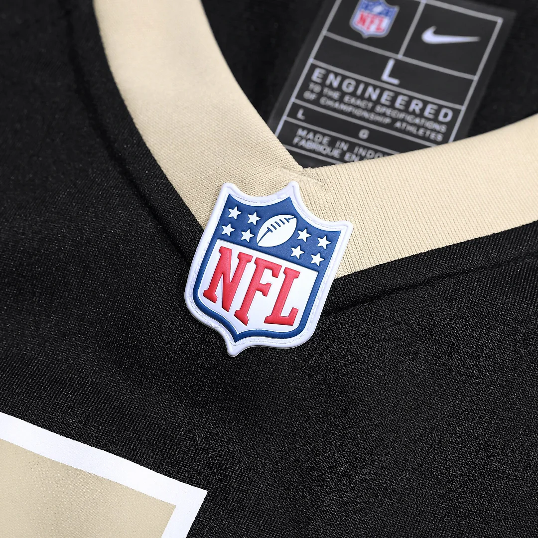 Zennovawear Danny Stutsman New Orleans Saints Team Game Jersey - Black