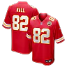 Zennovawear Dante Hall Kansas City Chiefs Retired Player Game Jersey - Red