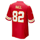 Zennovawear Dante Hall Kansas City Chiefs Retired Player Game Jersey - Red