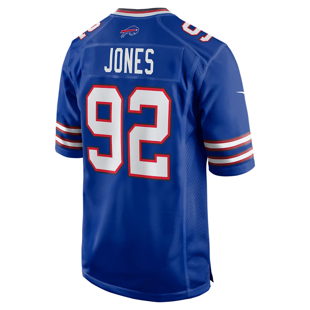 Zennovawear DaQuan Jones Buffalo Bills Game Player Jersey - Royal