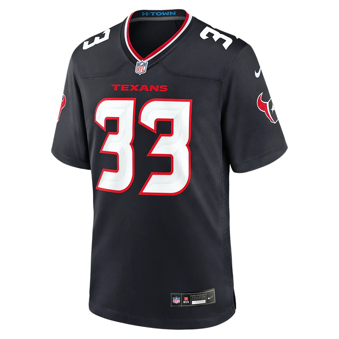 Zennovawear Dare Ogunbowale Houston Texans Team Game Jersey - Navy
