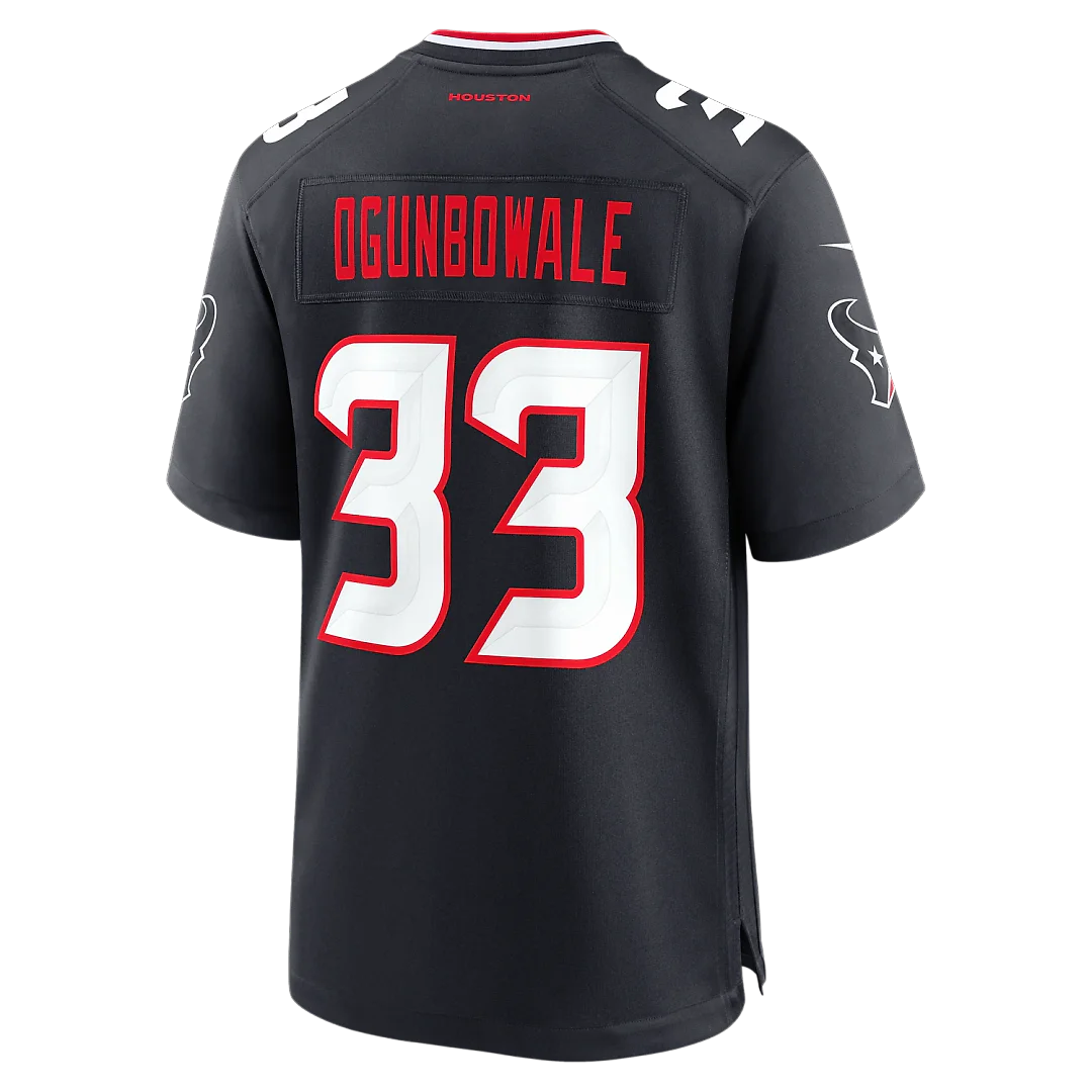 Zennovawear Dare Ogunbowale Houston Texans Team Game Jersey - Navy