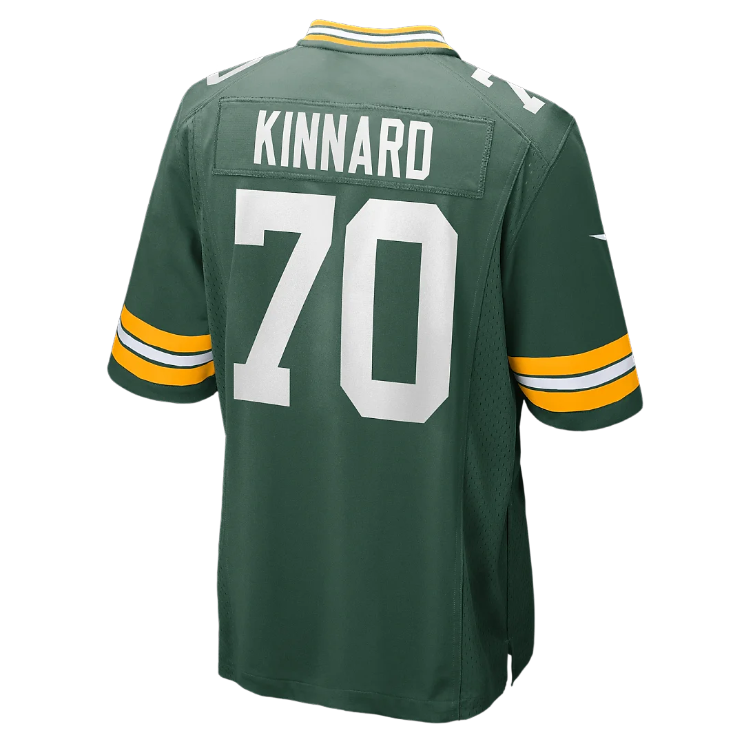 Zennovawear Darian Kinnard Green Bay Packers Team Game Jersey - Green