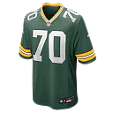 Zennovawear Darian Kinnard Green Bay Packers Team Game Jersey - Green