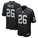 Zennovawear Darien Porter Las Vegas Raiders Team Game Jersey - Black