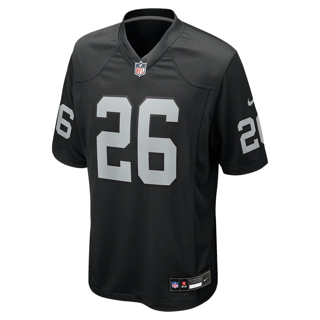 Zennovawear Darien Porter Las Vegas Raiders Team Game Jersey - Black
