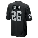 Zennovawear Darien Porter Las Vegas Raiders Team Game Jersey - Black