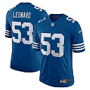 Zennovawear Men's Darius Leonard Royal Indianapolis Colts Alternate Vapor Limited Jersey