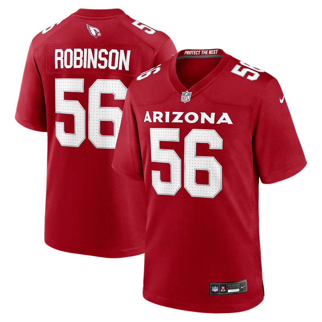 Zennovawear Darius Robinson Arizona Cardinals Player Game Jersey - Cardinal