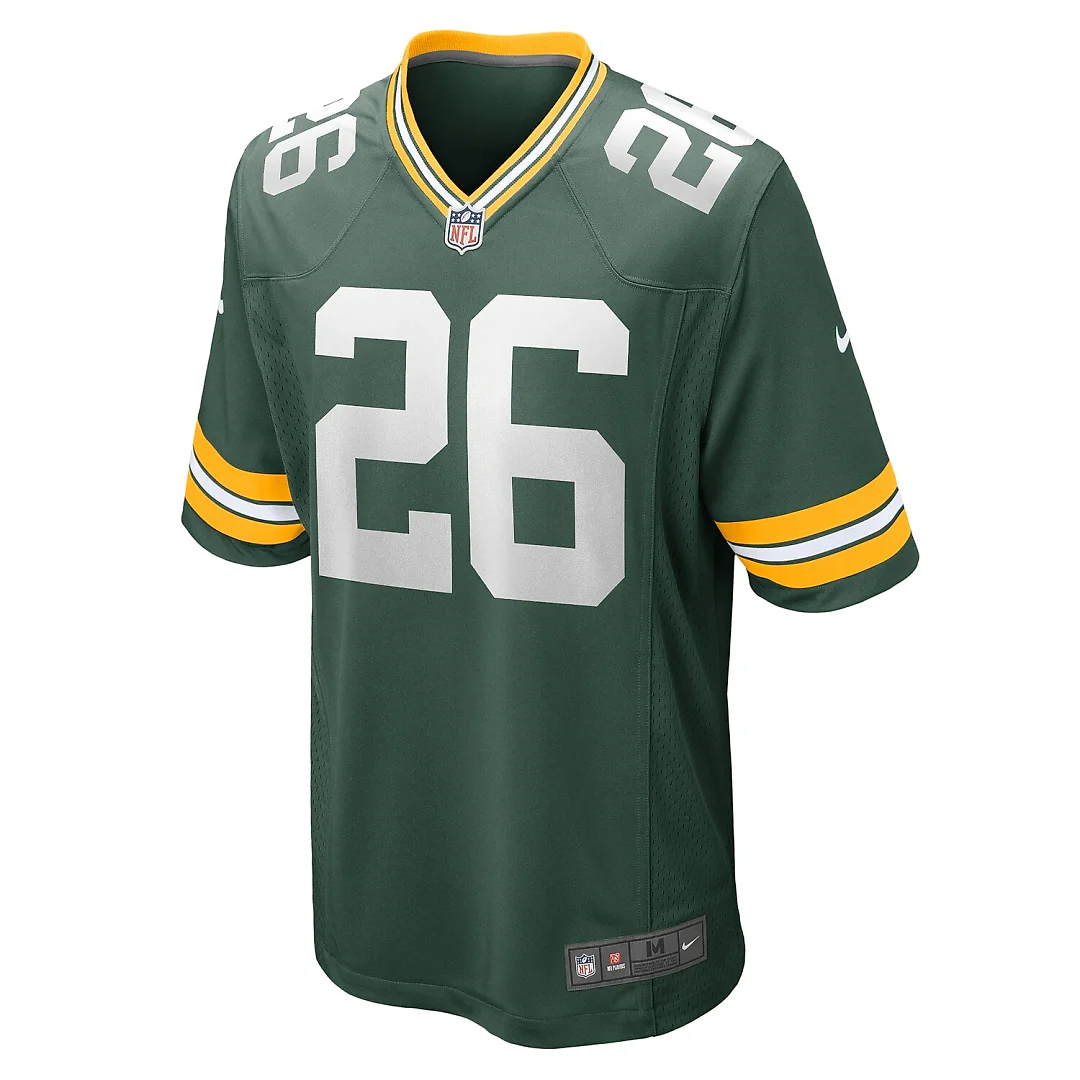 Zennovawear Darnell Savage Jr. Green Bay Packers Game Team Jersey - Green