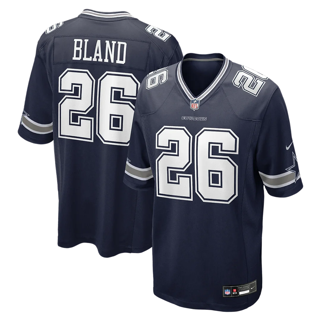 Zennovawear DaRon Bland Dallas Cowboys Game Jersey - Navy