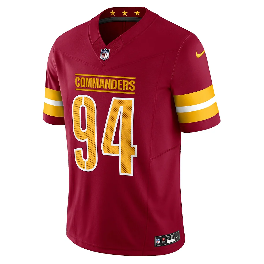 Zennovawear Daron Payne Washington Commanders Vapor FUSE. Limited Jersey - Burgundy