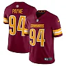 Zennovawear Da'Ron Payne Washington Commanders Vapor Limited Jersey - Burgundy
