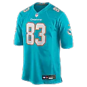 Zennovawear Darren Waller Miami Dolphins Team Game Jersey - Aqua