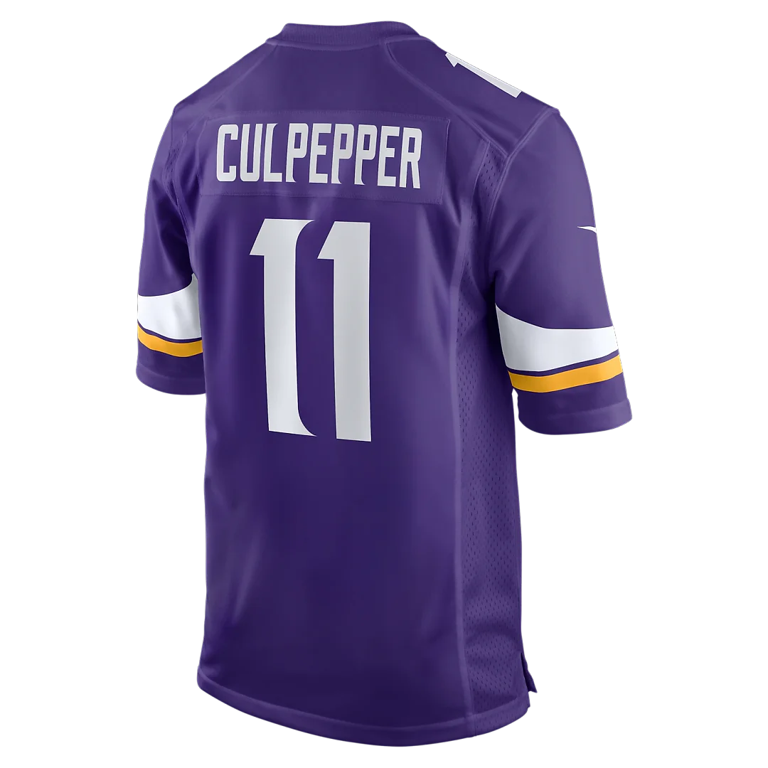 Zennovawear Daunte Culpepper Minnesota Vikings Game Retired Player Jersey - Purple