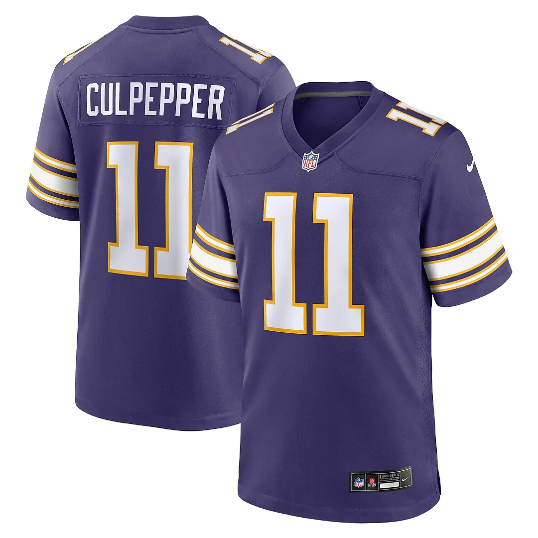 Zennovawear Daunte Culpepper Minnesota Vikings Retired Player Alternate Game Jersey - Purple