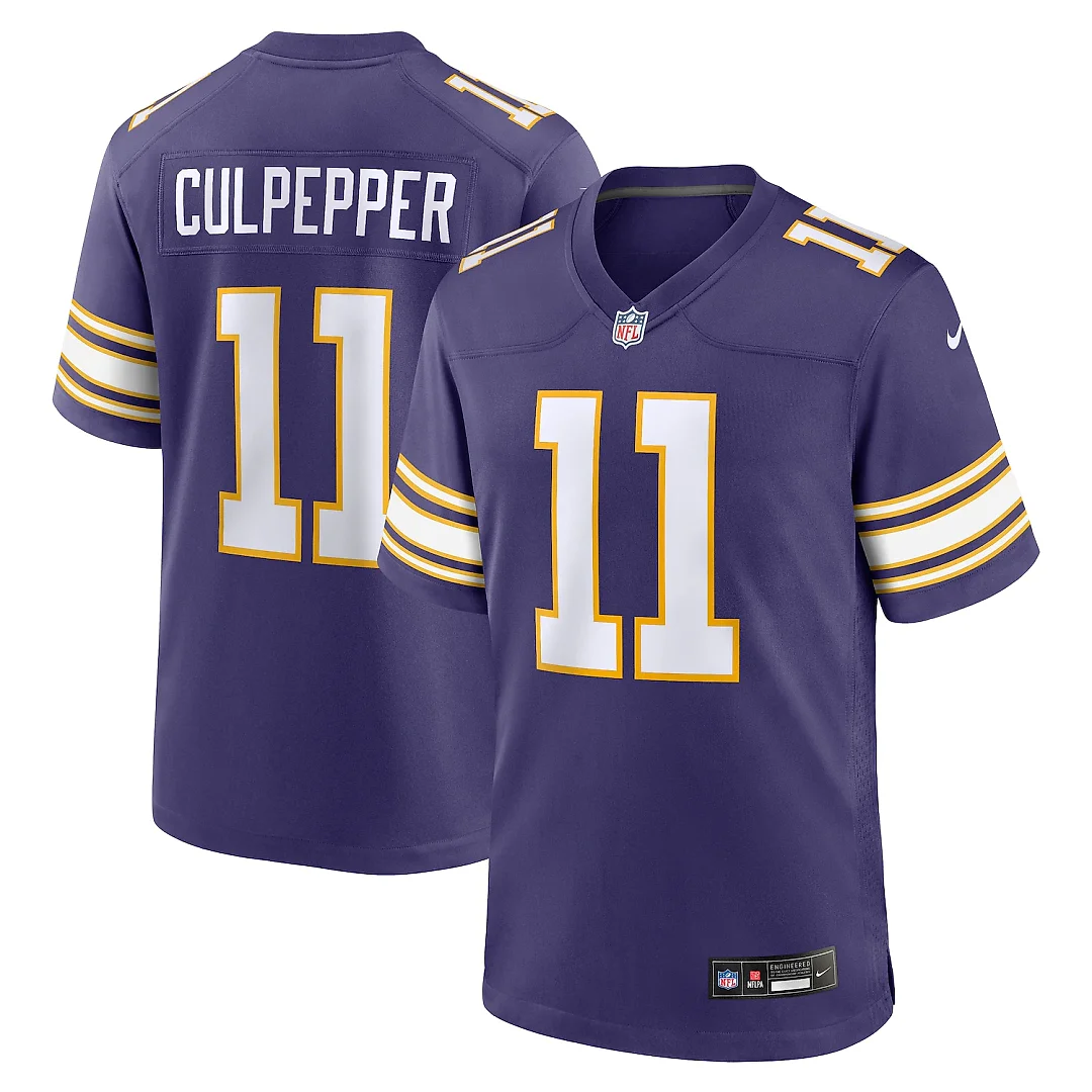 Zennovawear Daunte Culpepper Minnesota Vikings Retired Player Alternate Game Jersey - Purple