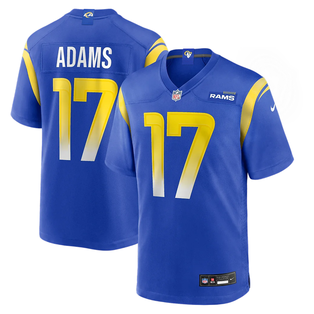 Zennovawear Davante Adams Los Angeles Rams Game Player Jersey - Royal