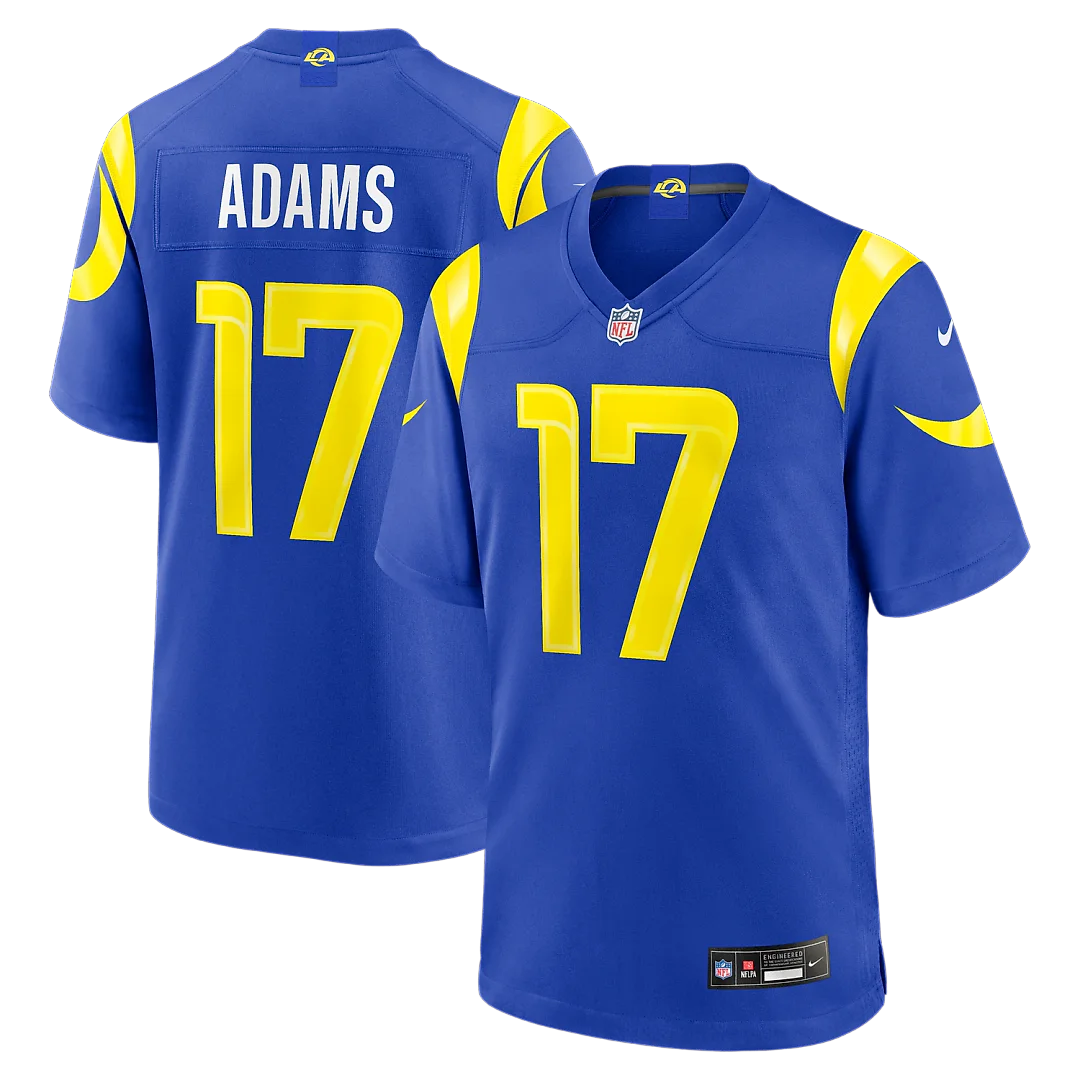 Zennovawear Davante Adams Los Angeles Rams Team Game Player Jersey - Royal