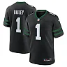 Zennovawear David Bailey New York Jets Alternate Game Player Jersey - Legacy Black