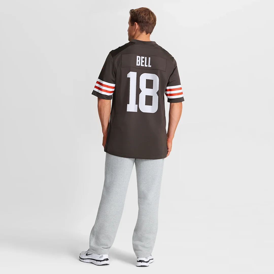 Zennovawear David Bell Cleveland Browns Game Jersey - Brown