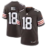 Zennovawear David Bell Cleveland Browns Game Jersey - Brown