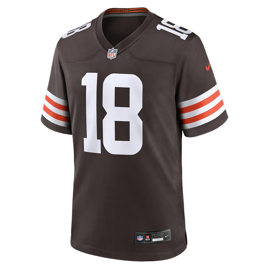 Zennovawear David Bell Cleveland Browns Game Jersey - Brown