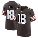 Zennovawear David Bell Cleveland Browns Game Jersey - Brown