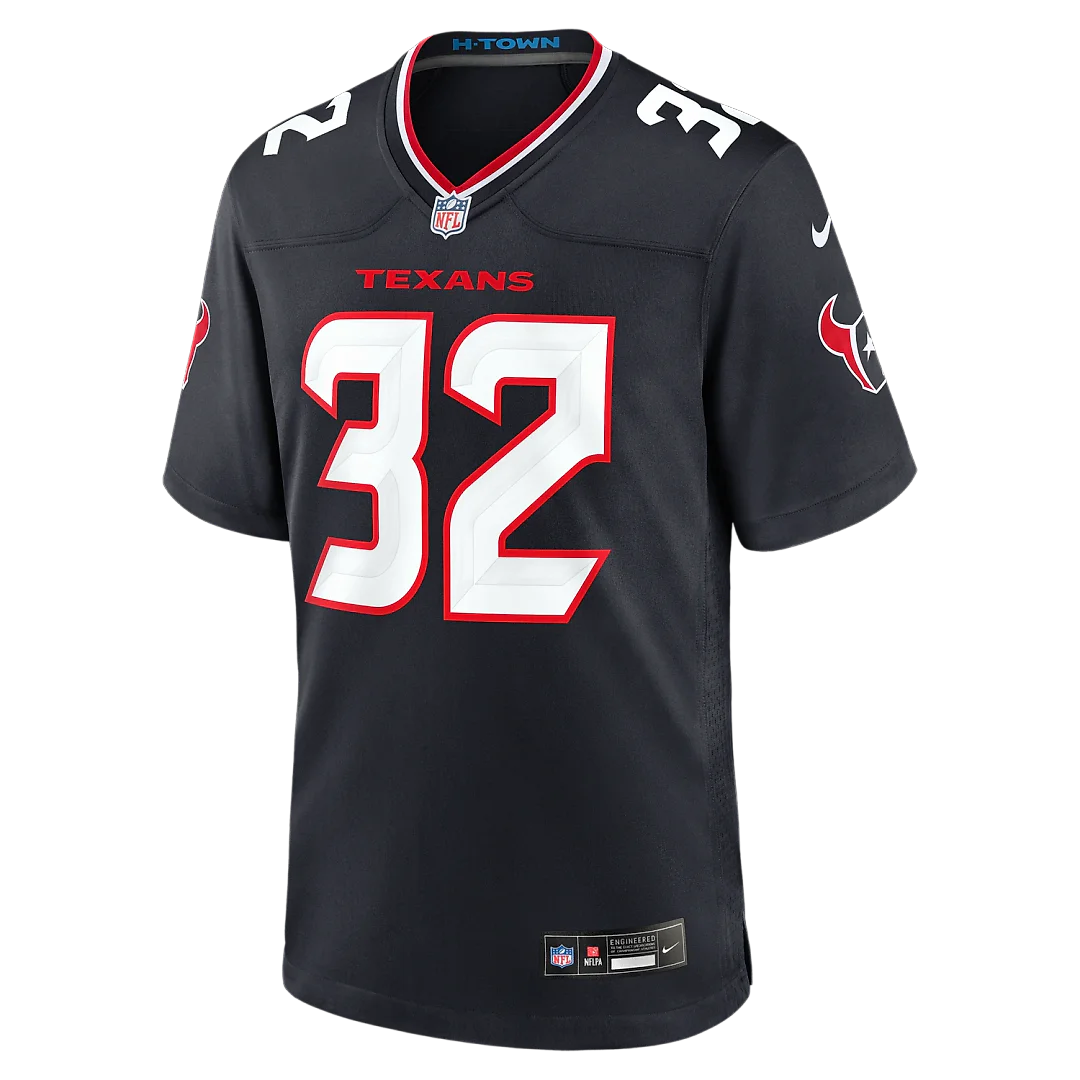 Zennovawear David Montgomery Houston Texans Game Jersey - Navy