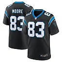 Zennovawear David Moore Carolina Panthers Game Jersey - Black