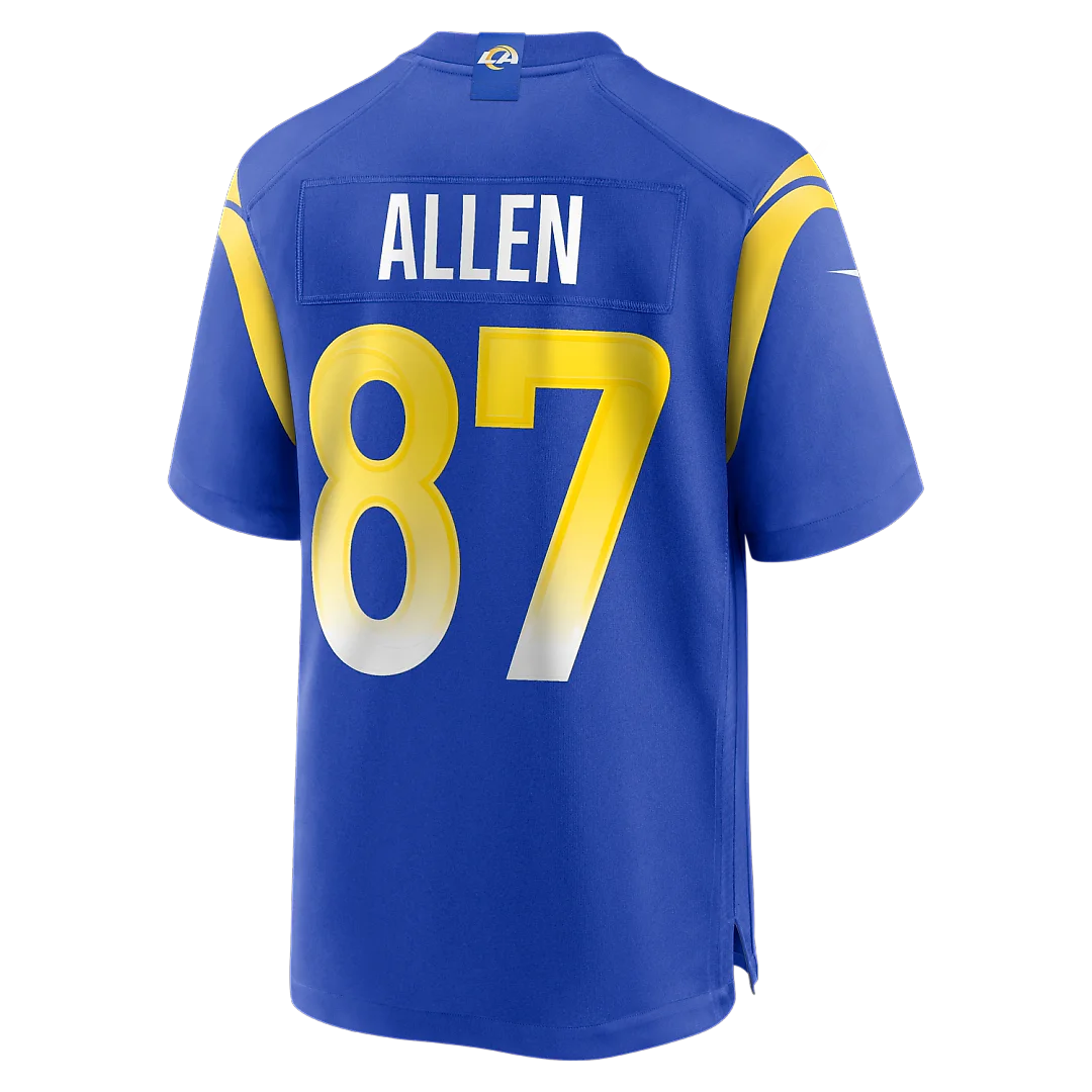 Zennovawear Davis Allen Los Angeles Rams Home Game Jersey - Royal