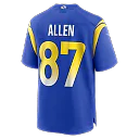 Zennovawear Davis Allen Los Angeles Rams Home Game Jersey - Royal