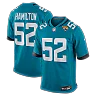 Zennovawear DaVon Hamilton Jacksonville Jaguars Game Jersey - Teal