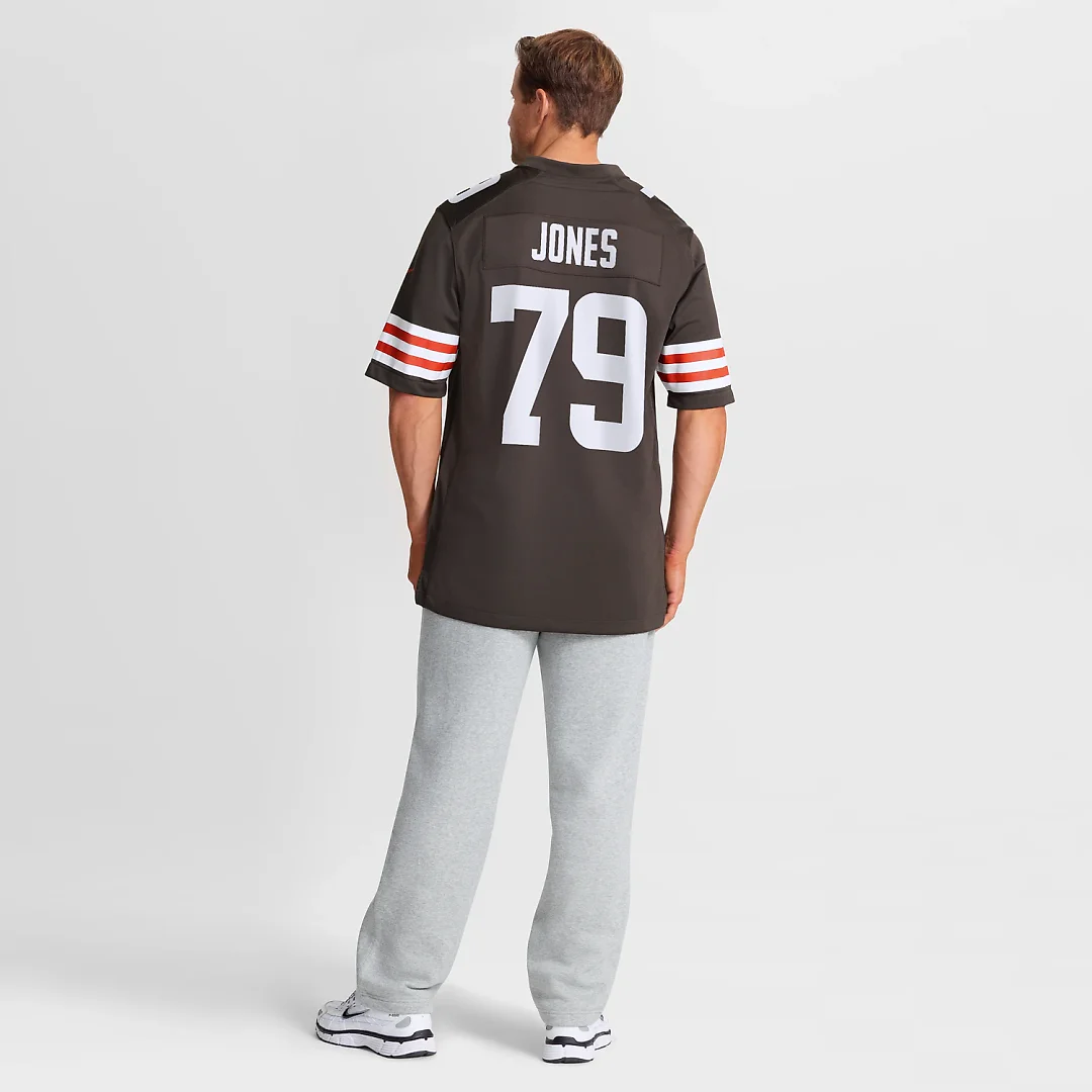 Zennovawear Dawand Jones Cleveland Browns Team Game Jersey - Brown