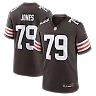 Zennovawear Dawand Jones Cleveland Browns Team Game Jersey - Brown