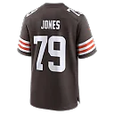 Zennovawear Dawand Jones Cleveland Browns Team Game Jersey - Brown