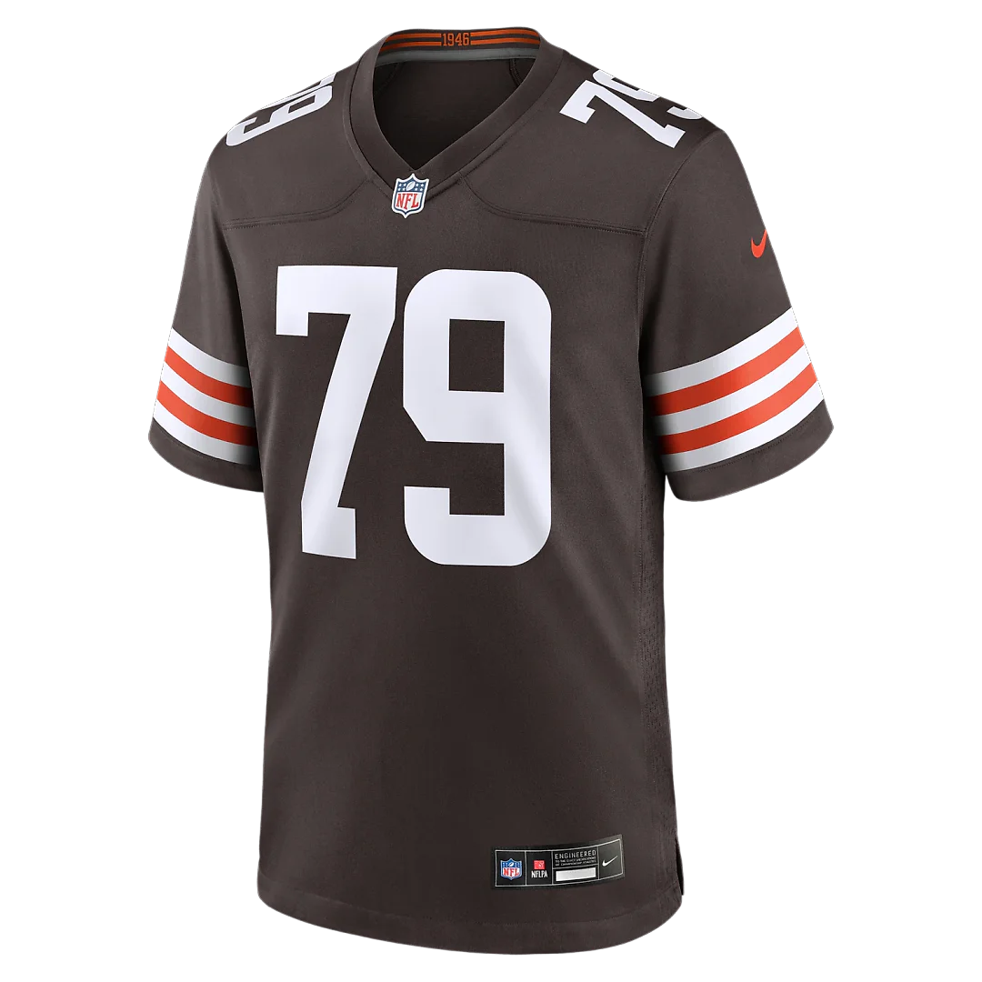Zennovawear Dawand Jones Cleveland Browns Team Game Jersey - Brown