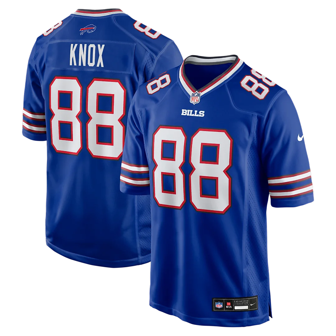 Zennovawear Dawson Knox Buffalo Bills Game Jersey - Royal