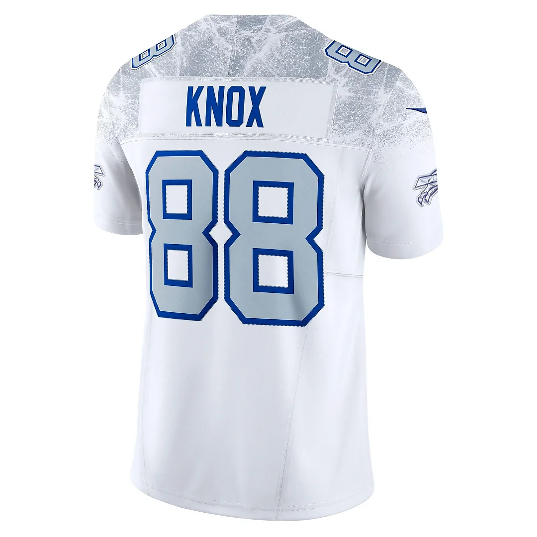 Zennovawear Dawson Knox Buffalo Bills 2025 Rivalries Collection Stitched Limited Jersey - White