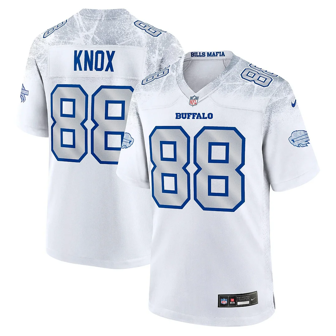 Zennovawear Dawson Knox Buffalo Bills 2025 Rivalries Collection Game Jersey - White