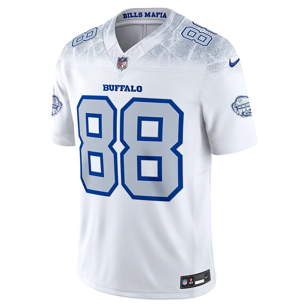 Zennovawear Dawson Knox Buffalo Bills 2025 Rivalries Collection Stitched Limited Jersey - White